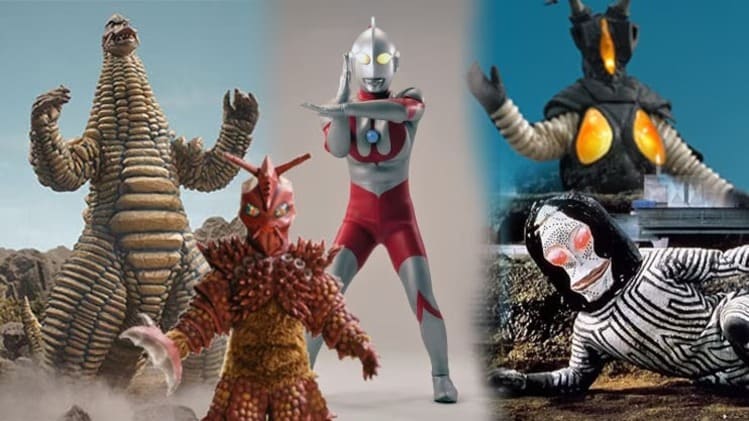 Imagem dos Kaijus de Ultraman