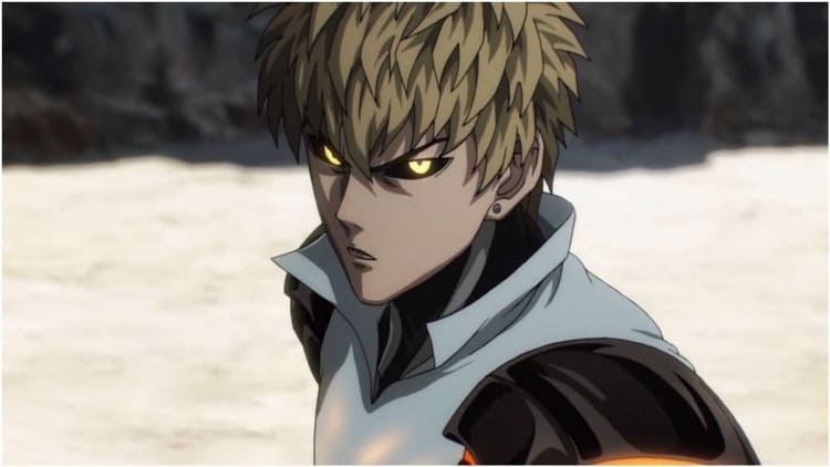 Imagem do personagem Genos - O Discípulo Cibernético do anime de One Punch man