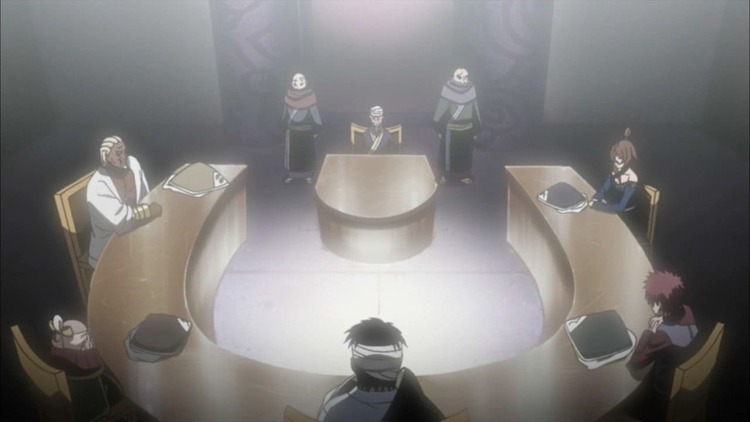 Imagem da reunião dos kages