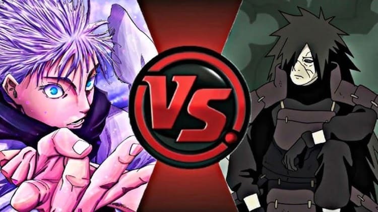 Imagem do Gojo Satoru vs. Madara Uchiha