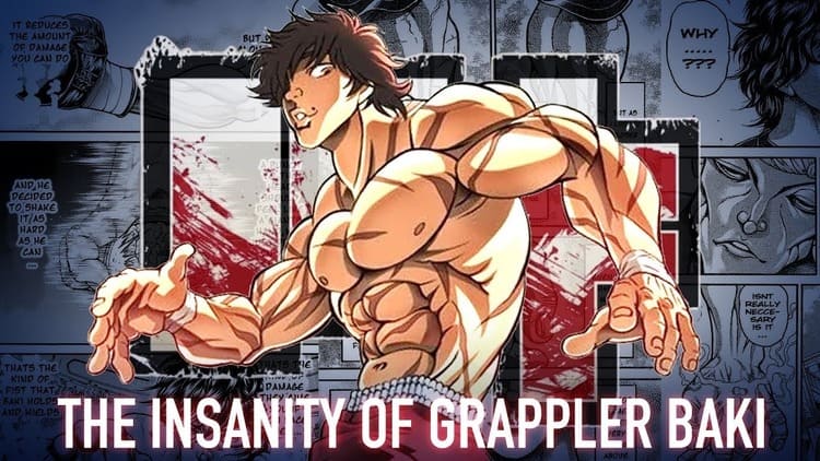 Imagem da capa do Anime Baki the grappler