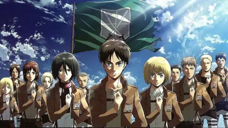 Imagem do anime Attack On Titan